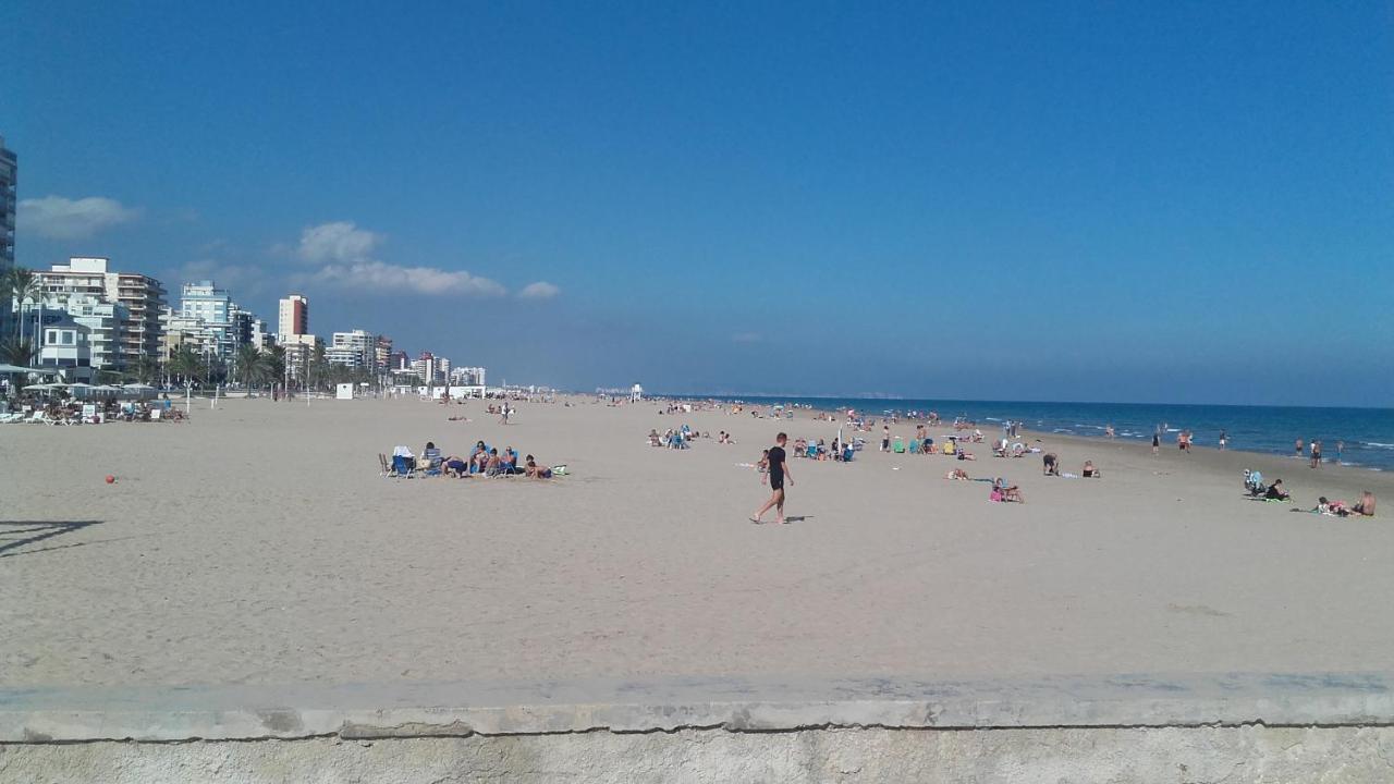 Impresionantes vistas en primera linea  Playa de Gandía Exterior foto